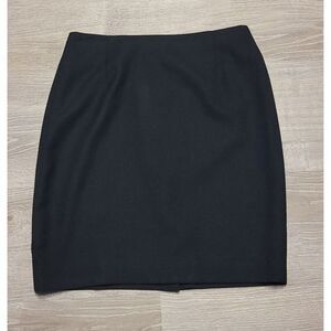 FOCUS 2000 by Charles Glueck Women's Black Wool Pencil Skirt Size 10‎